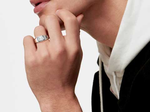 Charles Tiffany setting men engagement rings